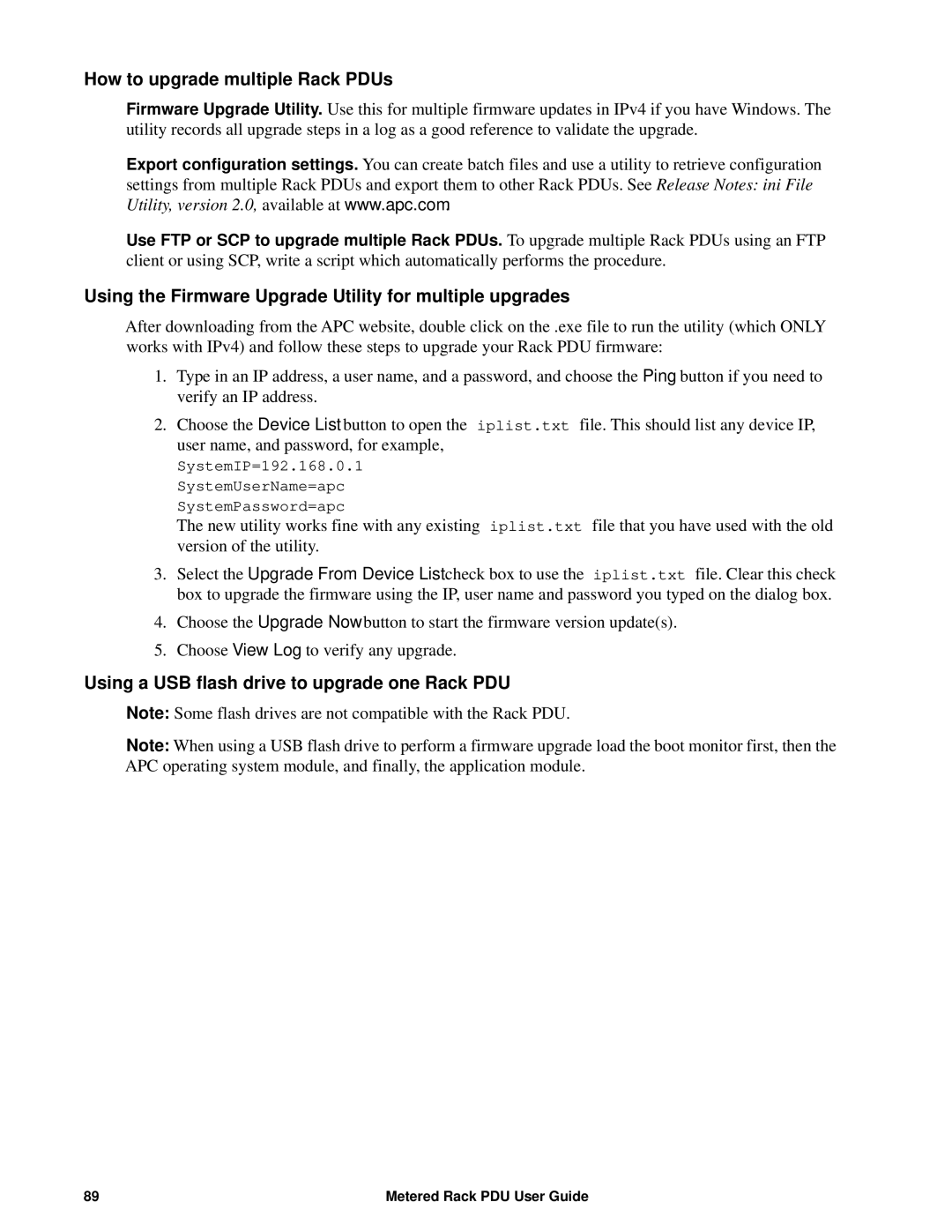 APC AP88XX, AP8886, AP8861 manual How to upgrade multiple Rack PDUs, Using the Firmware Upgrade Utility for multiple upgrades 