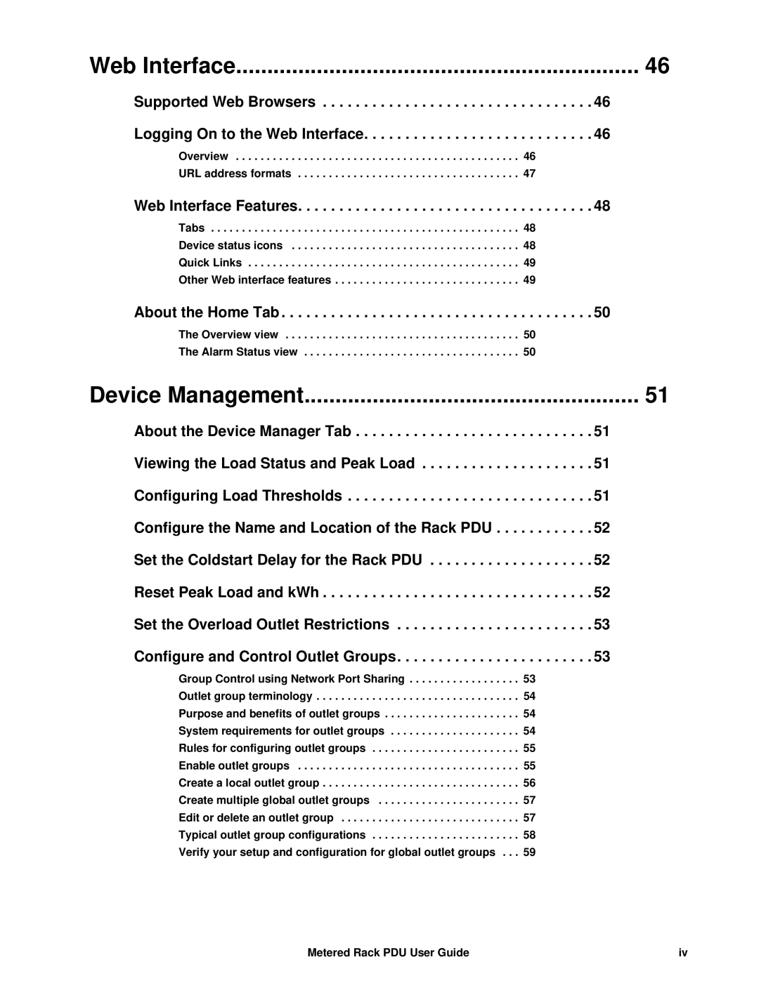 APC AP89XX, AP8941 manual Web Interface 