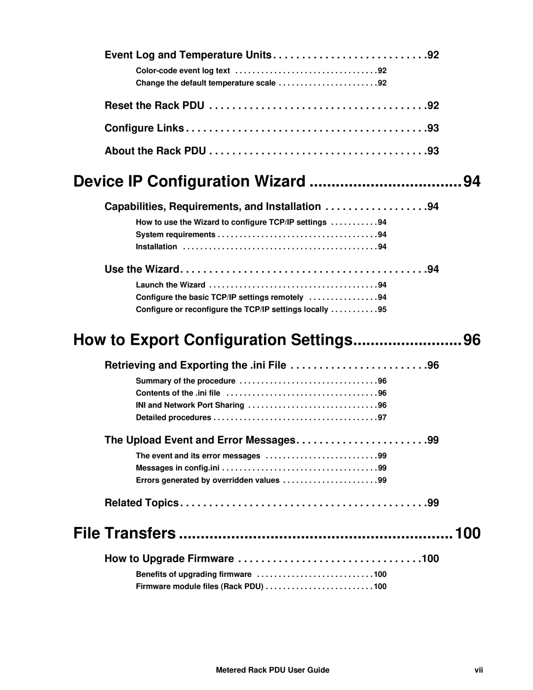 APC AP8941, AP89XX manual 100 