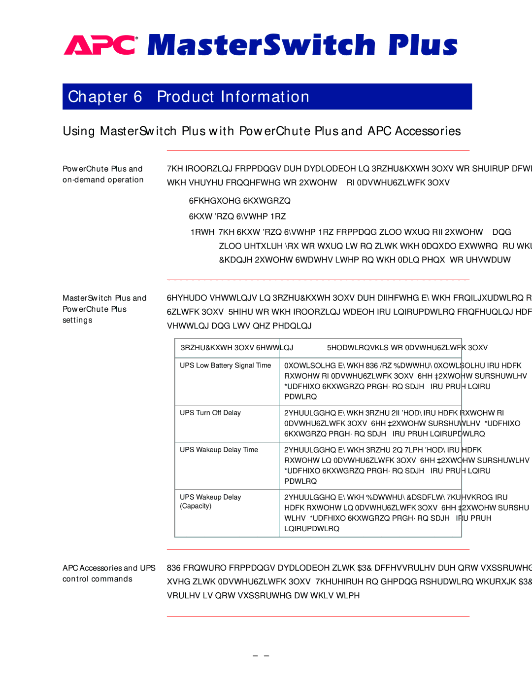 APC AP9225EXP manual Product Information, ‡ 6FKHGXOHG6KXWGRZQ ‡ 6KXWRZQ6\VWHP1RZ, VhwwlqjDqgLwvQhzPhdqlqj, ±± 