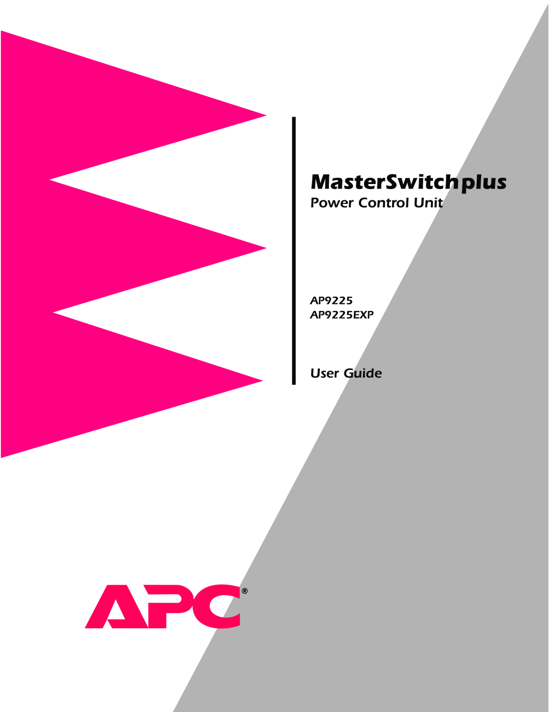 APC manual MasterSwitchplus, Power Control Unit, User Guide, AP9225 AP9225EXP 