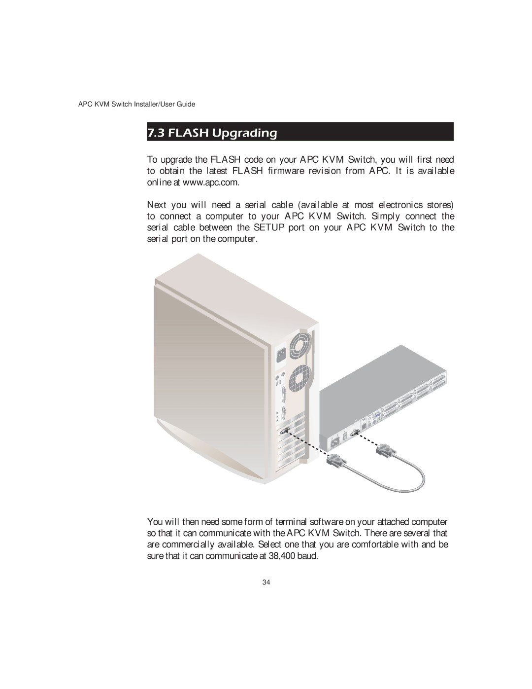 APC AP9268 manual Flash Upgrading 