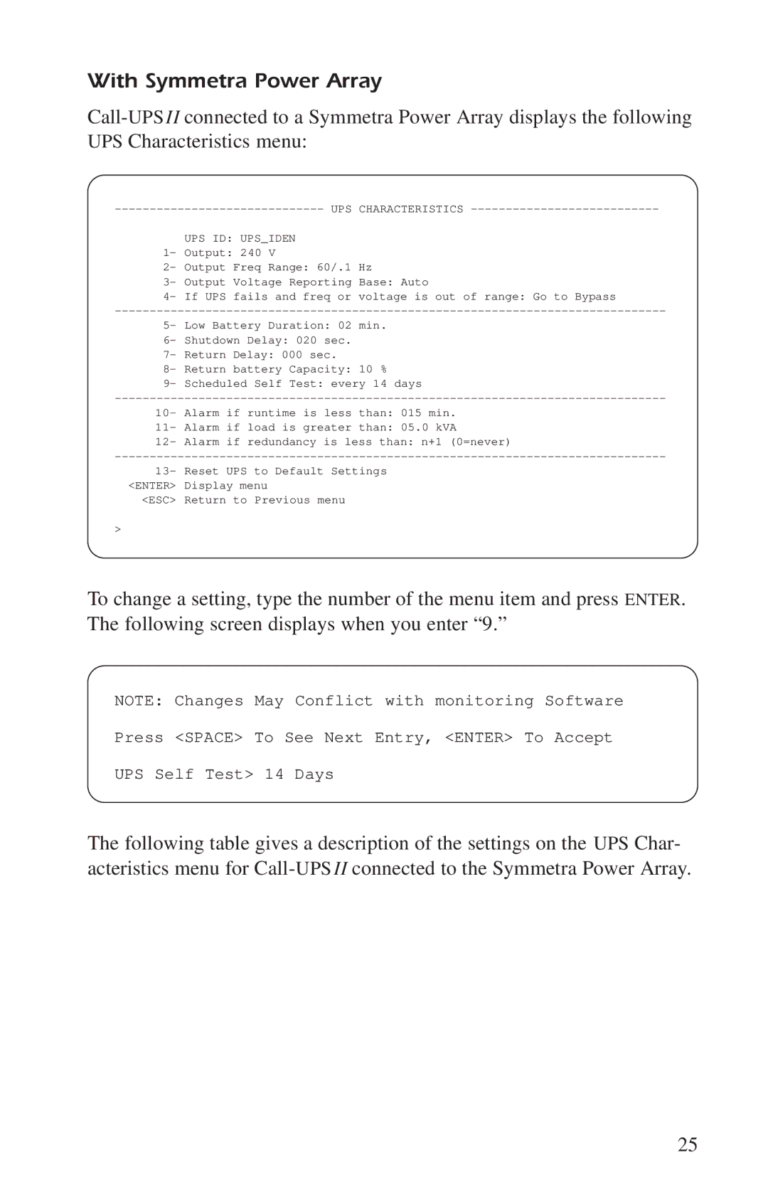 APC AP9208, AP9608 manual With Symmetra Power Array 