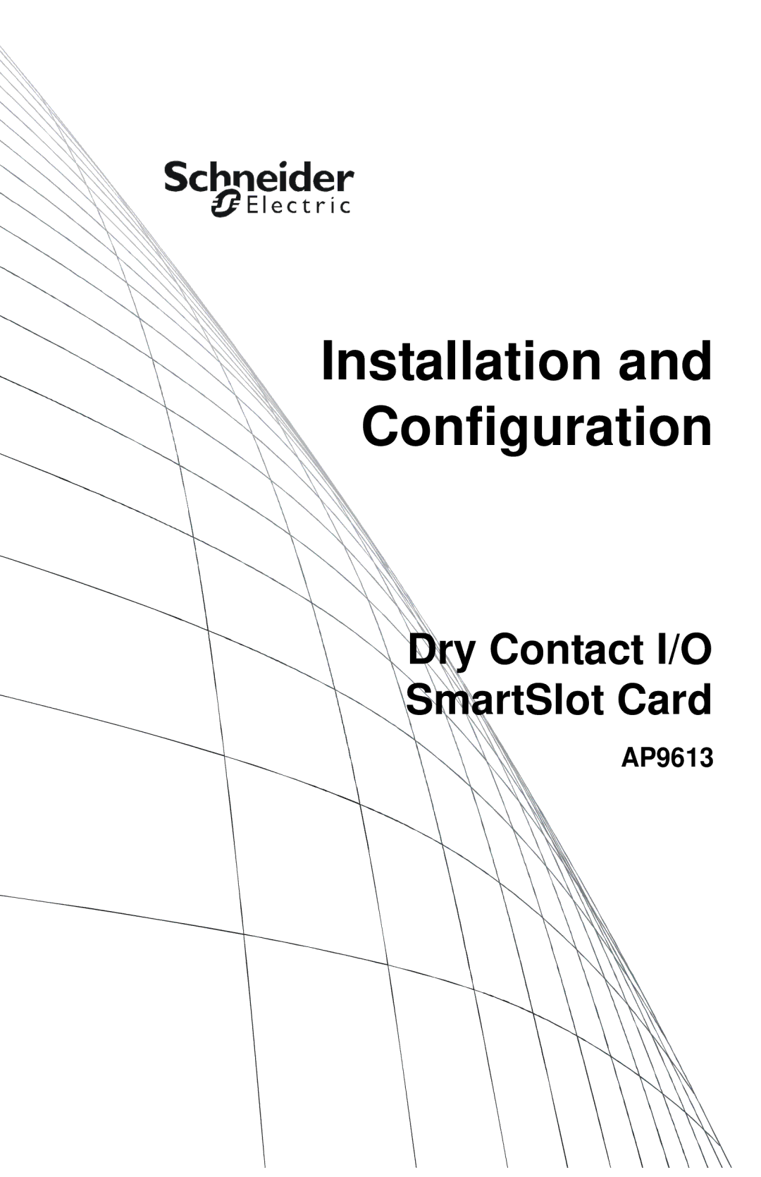 APC AP9810 manual Installation and Configuration, AP9613 