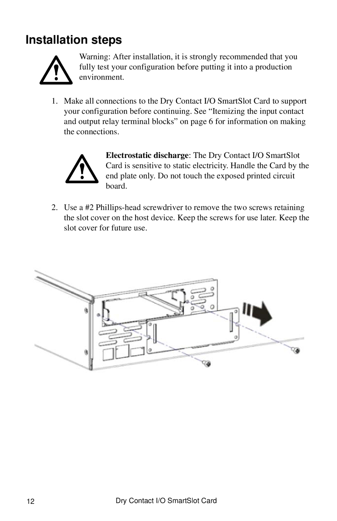 APC AP9613, AP9810 manual Installation steps 