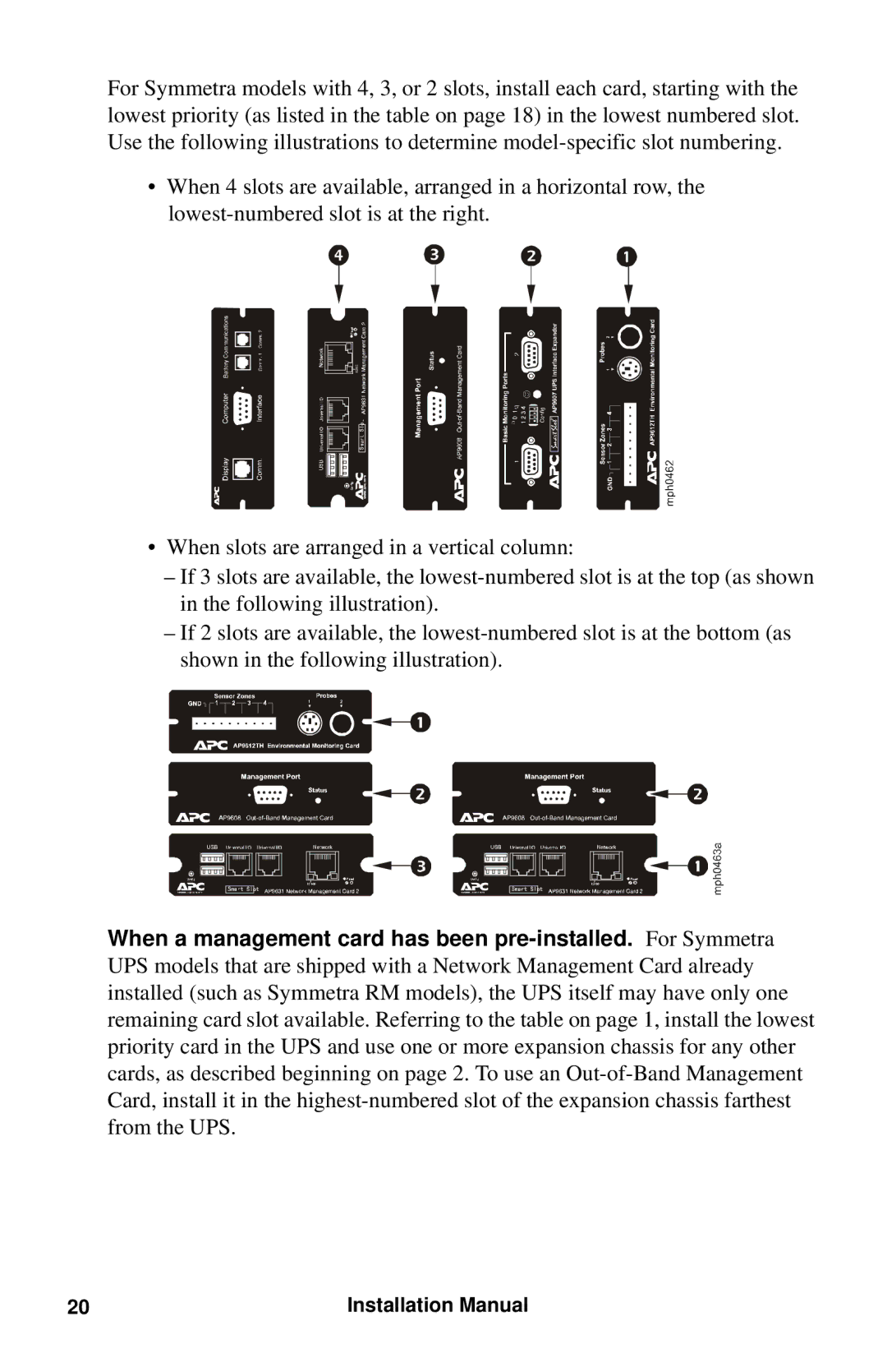 APC AP9630 installation manual Installation Manual 