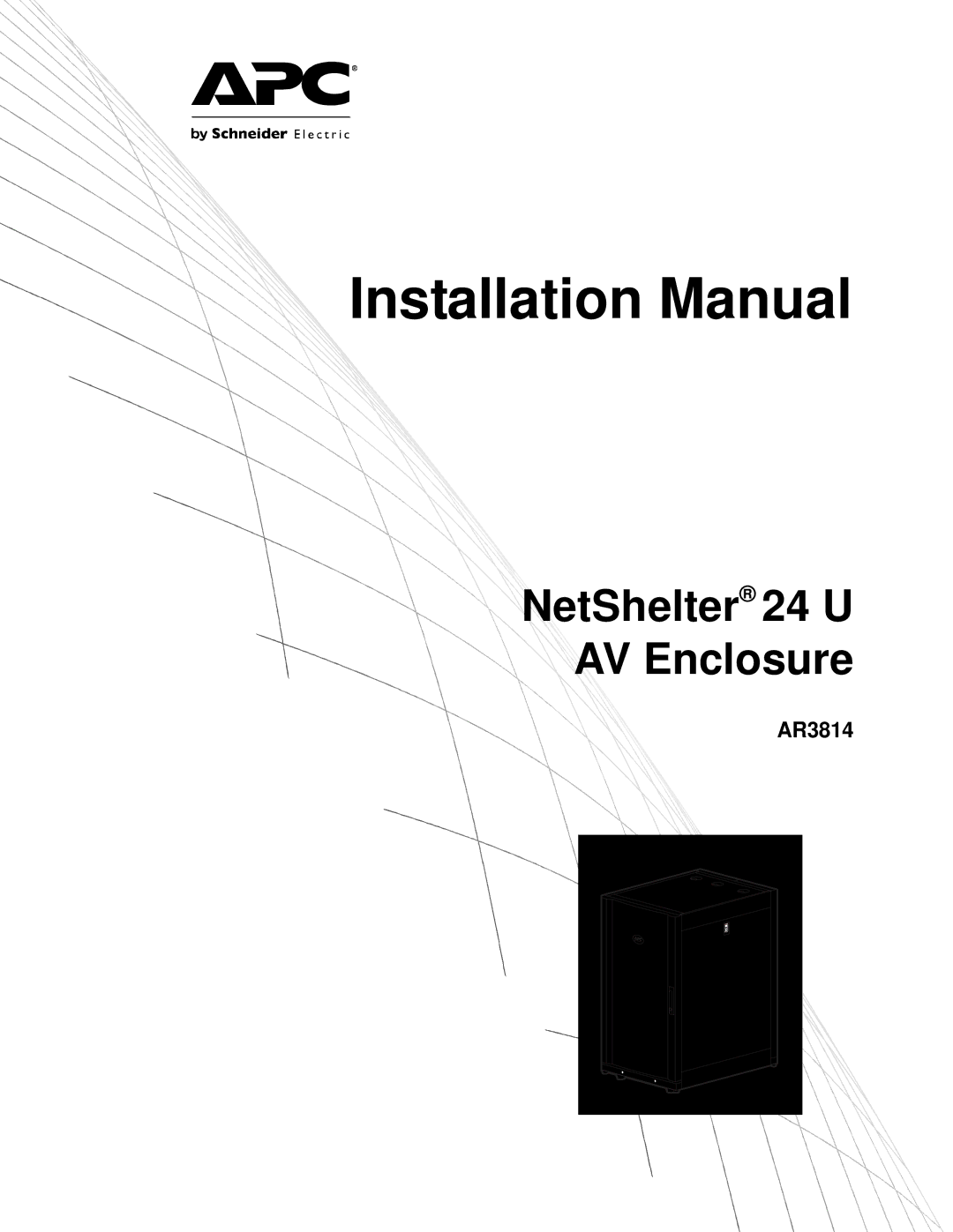 APC AR3814 installation manual 