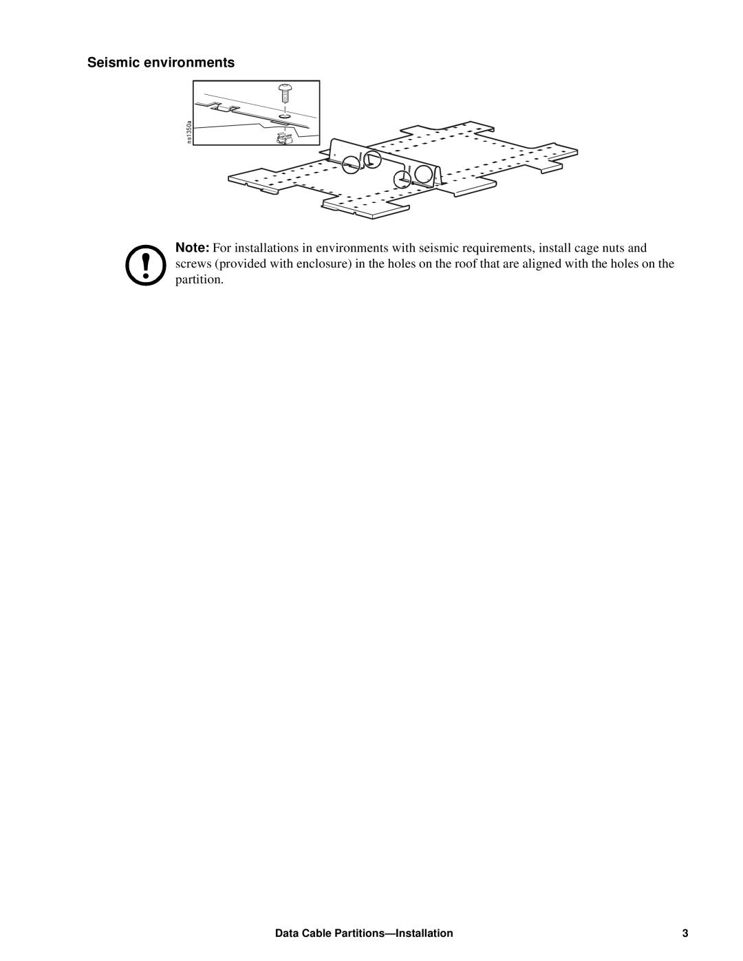 APC AR8184, AR8173BLK, AR8182BLK, AR8163ABLK, AR8162ABLK manual Seismic environments 