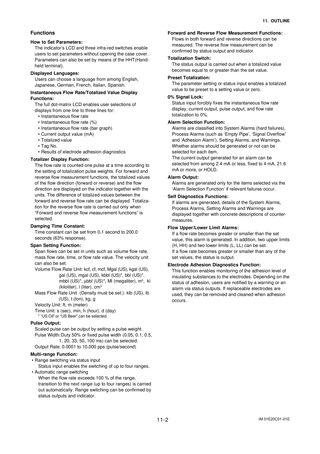 APC AXFA11G user manual Functions, How to Set Parameters 