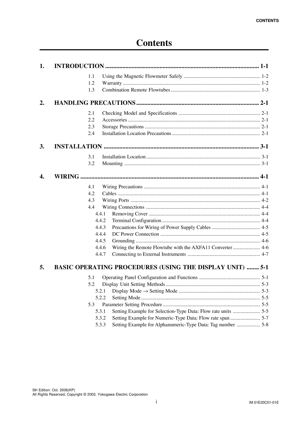 APC AXFA11G user manual Contents 