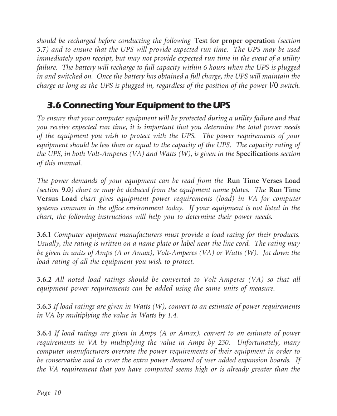 APC BK400EI, BK600EI, BK250EI user manual Connecting Your Equipment to the UPS 