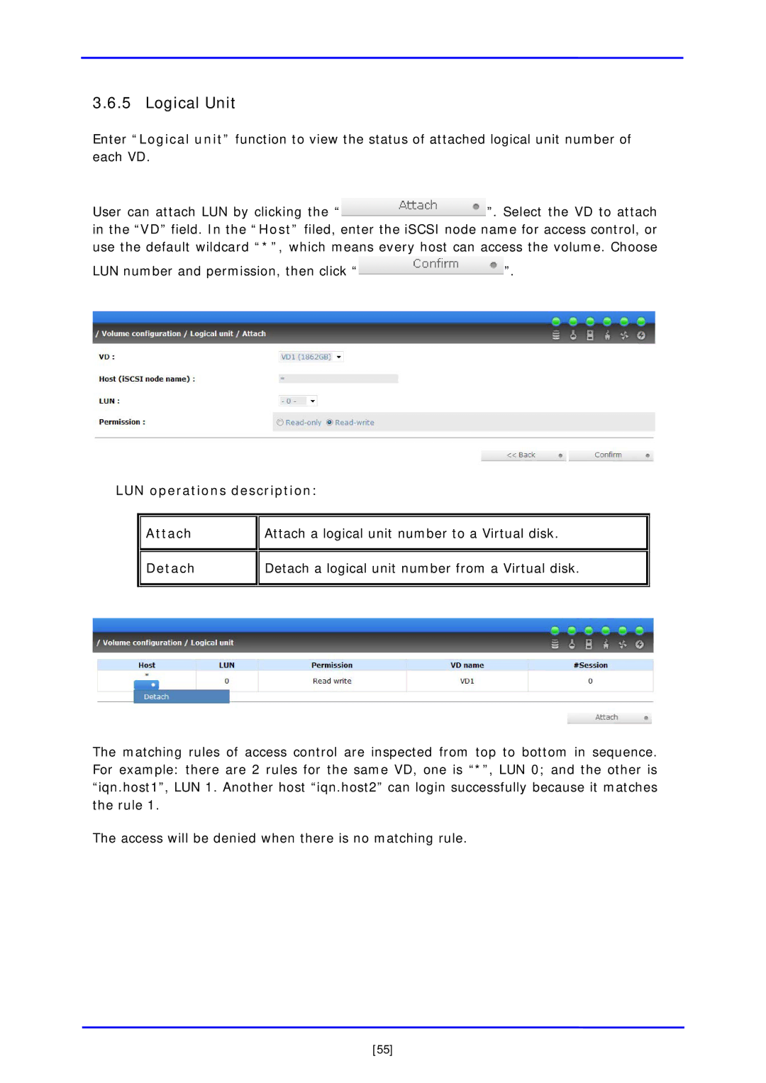 APC iSCSI SATA II installation and configuration manual Logical Unit 