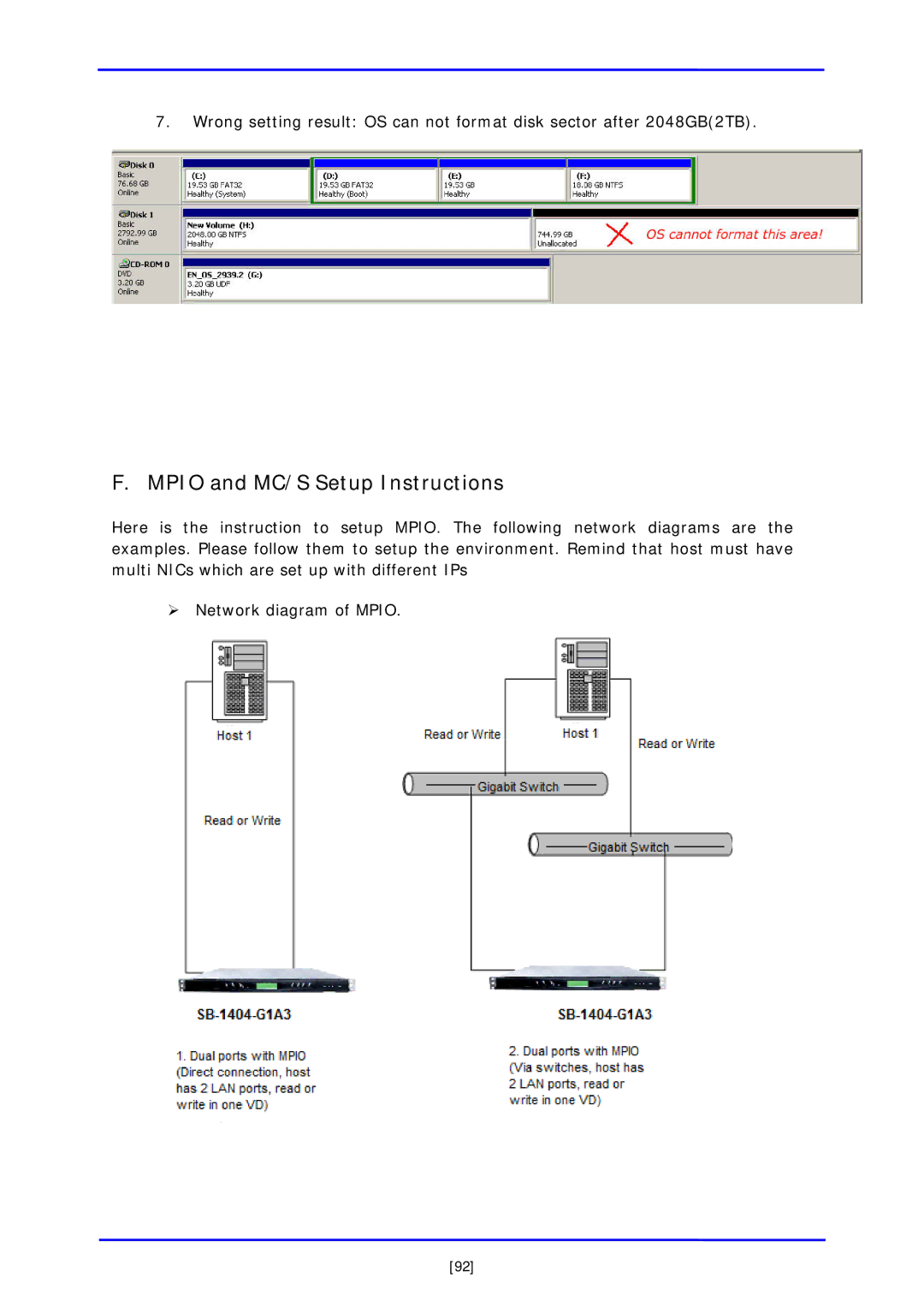 APC iSCSI SATA II installation and configuration manual Mpio and MC/S Setup Instructions 