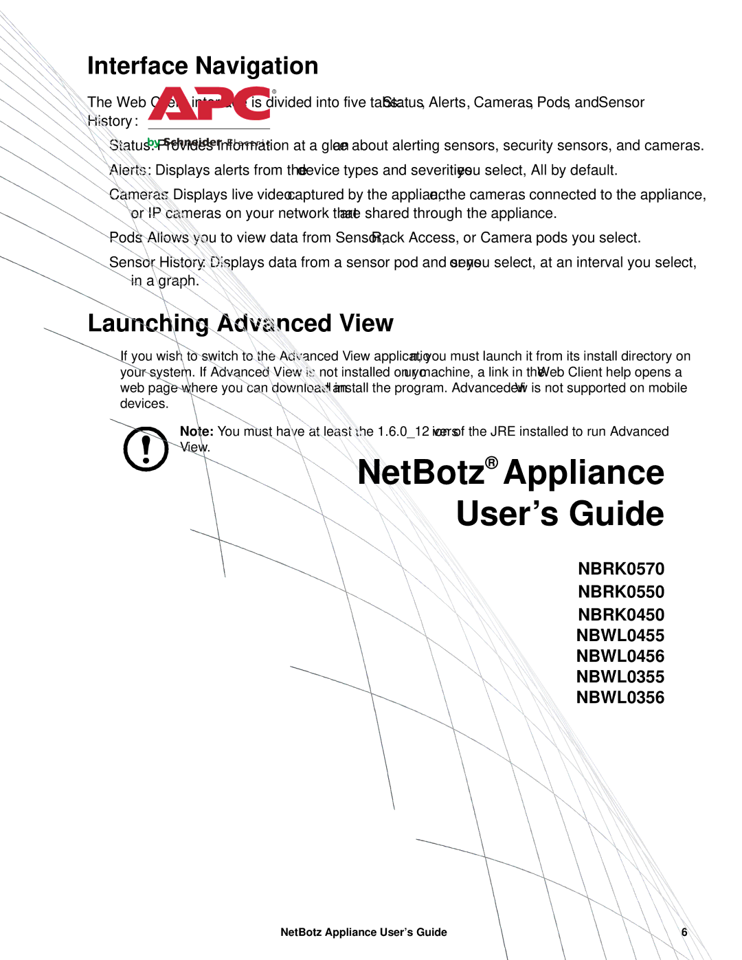 APC NBRK0450, NBRK0550, NBRK0570 manual Interface Navigation, Launching Advanced View 