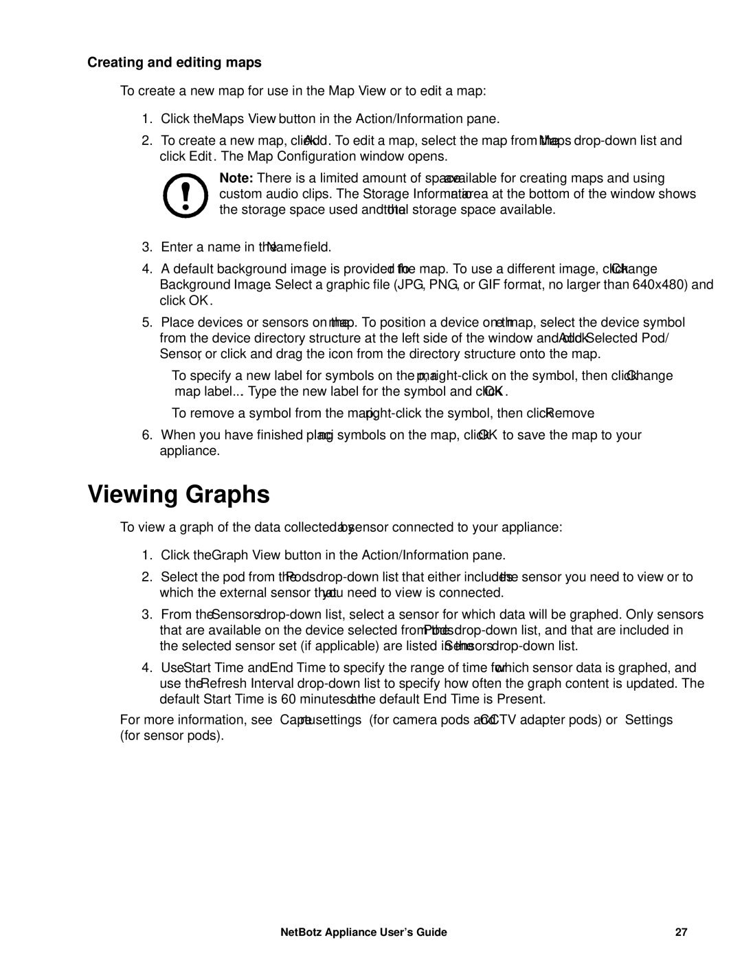 APC NBRK0450, NBRK0550, NBRK0570 manual Viewing Graphs, Creating and editing maps 