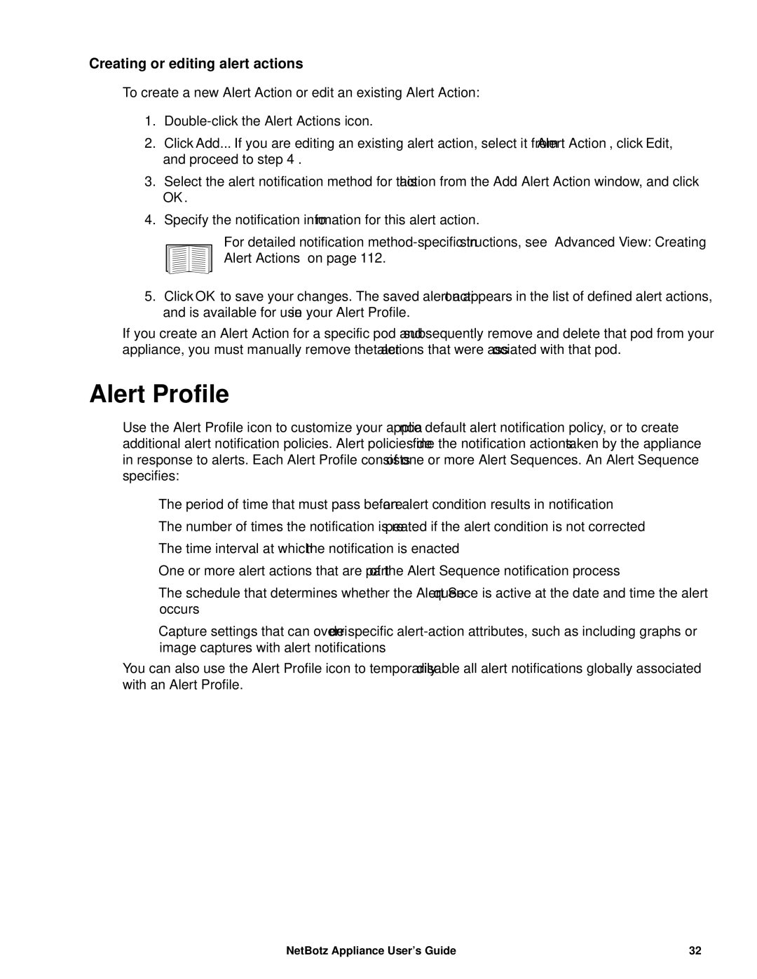 APC NBRK0550, NBRK0450, NBRK0570 manual Alert Profile, Creating or editing alert actions 