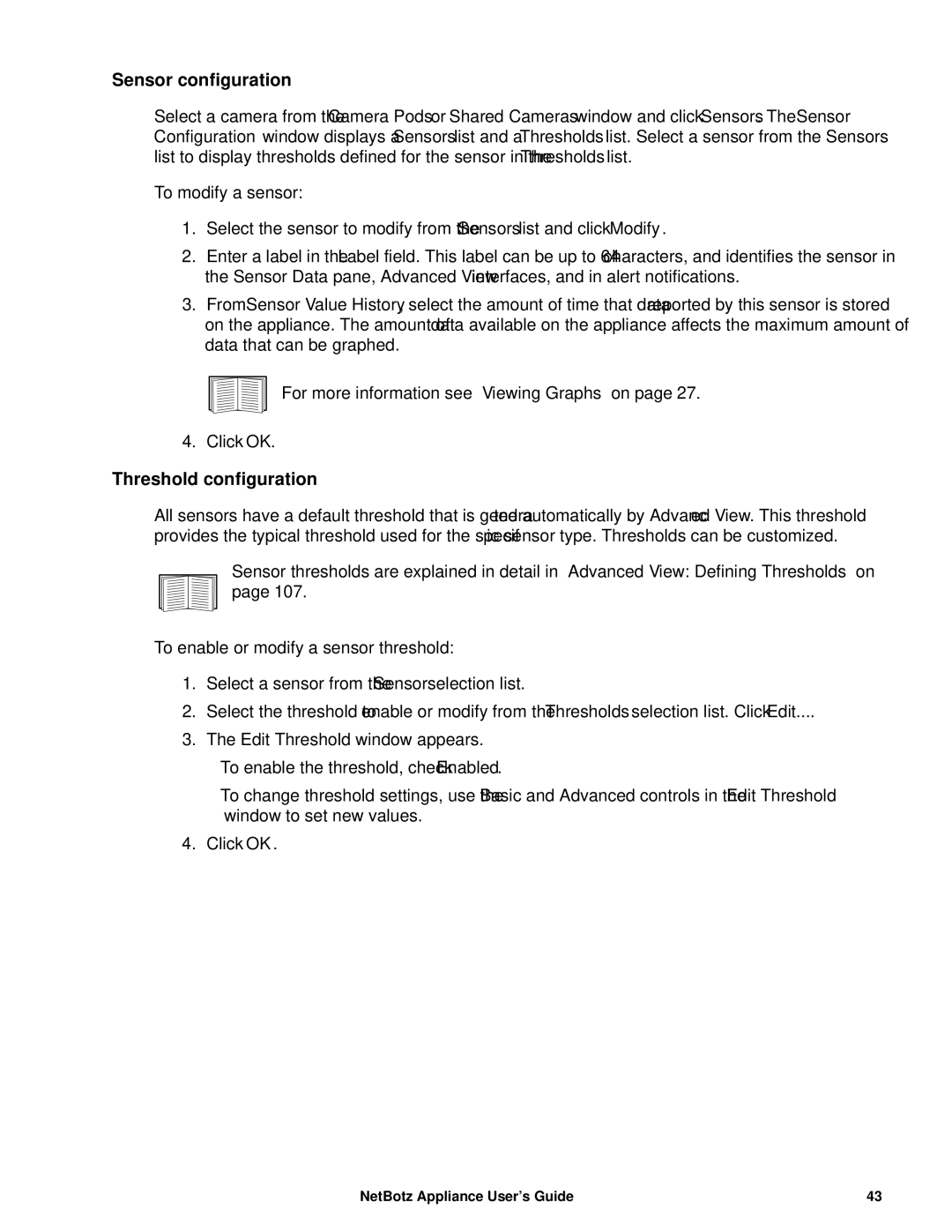 APC NBRK0570, NBRK0550, NBRK0450 manual Sensor configuration, Threshold configuration 