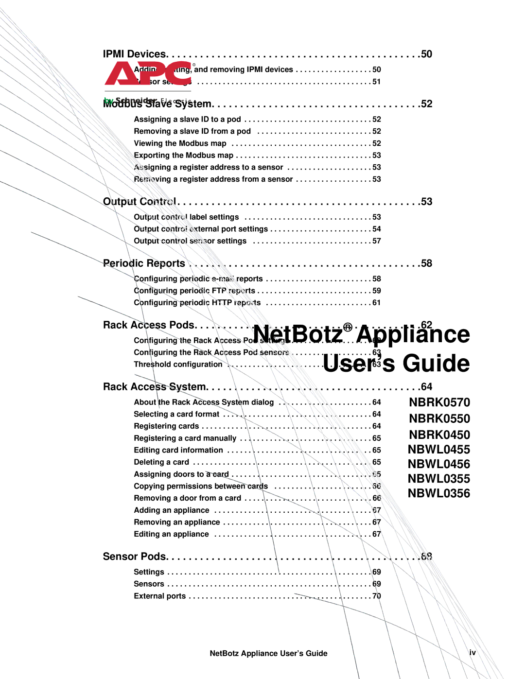 APC NBRK0550, NBRK0450, NBRK0570 manual Ipmi Devices 