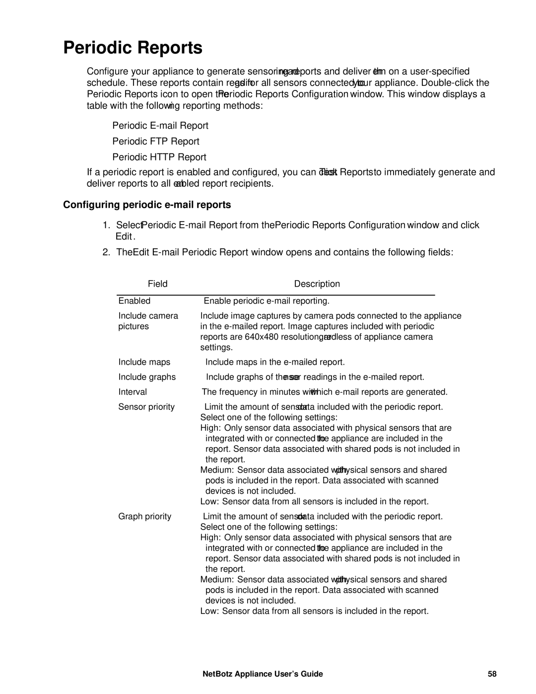 APC NBRK0570, NBRK0550, NBRK0450 manual Periodic Reports, Configuring periodic e-mail reports 