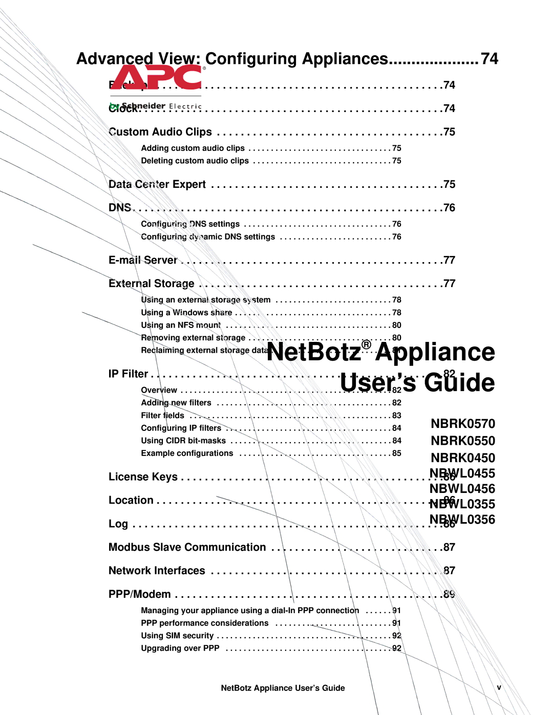 APC NBRK0450, NBRK0550, NBRK0570 manual Advanced View Configuring Appliances 