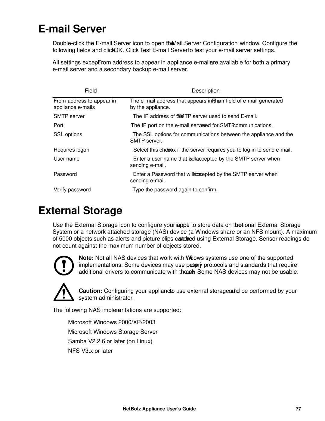 APC NBRK0550, NBRK0450, NBRK0570 manual Mail Server, External Storage 