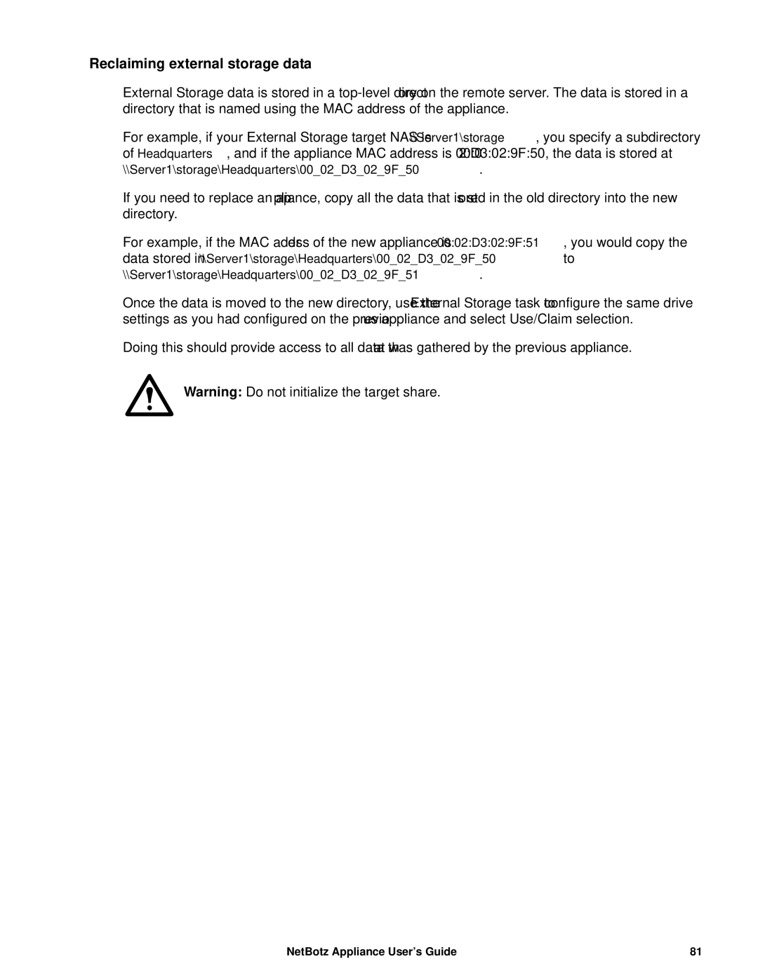 APC NBRK0450, NBRK0550, NBRK0570 manual Reclaiming external storage data 