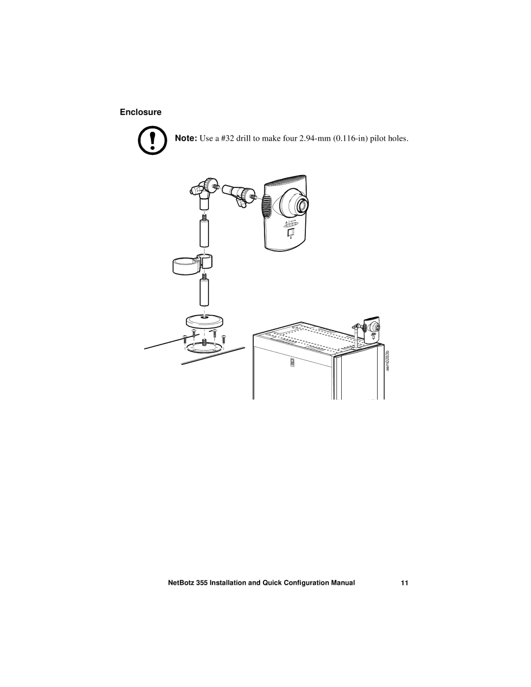 APC NBWL0356, NBWL0355 configurationmanual Enclosure 