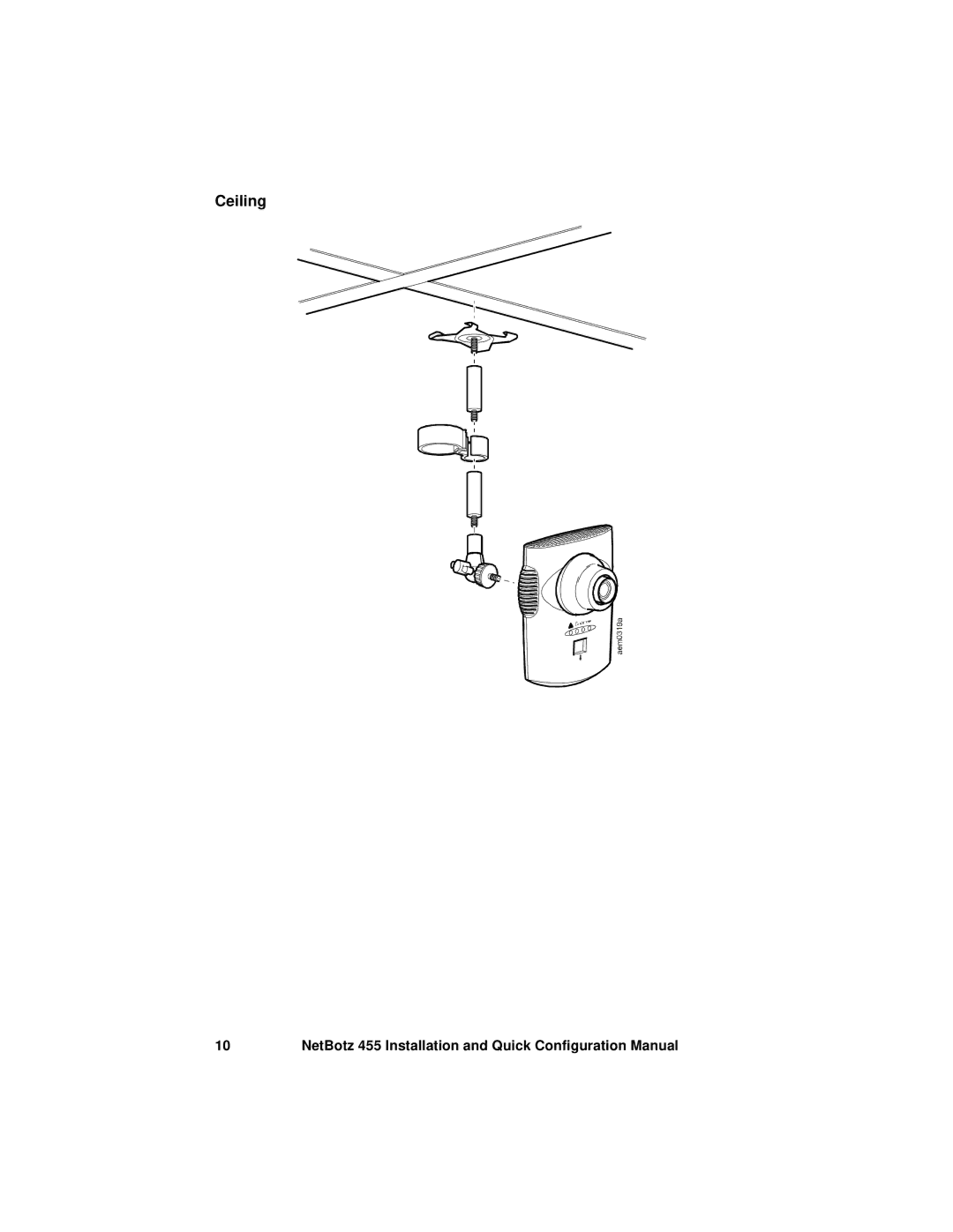 APC NBWL0455, NBWL0456 configurationmanual Ceiling 