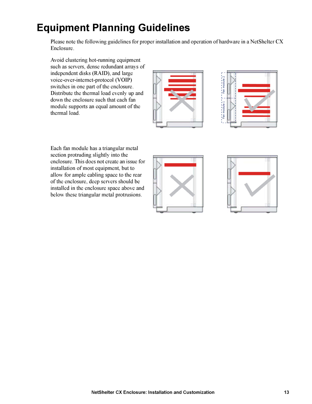 APC AR4038A, NS1435A manual Equipment Planning Guidelines 