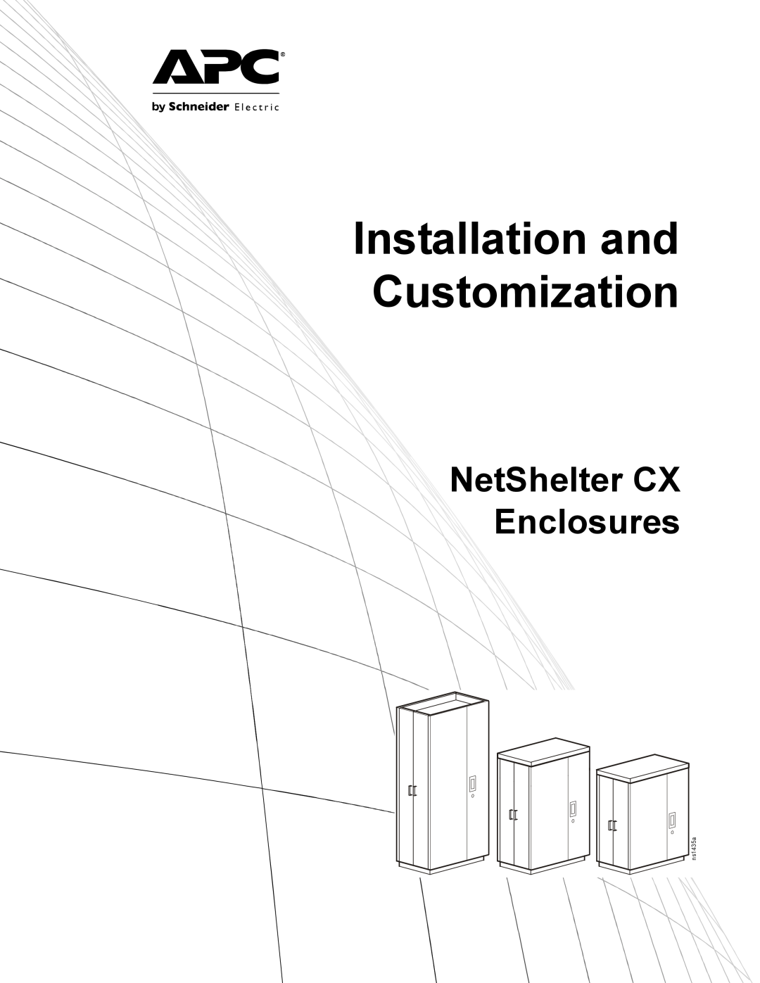 APC AR4038A, NS1435A manual Installation and Customization, NetShelter CX Enclosures, ns1435a 