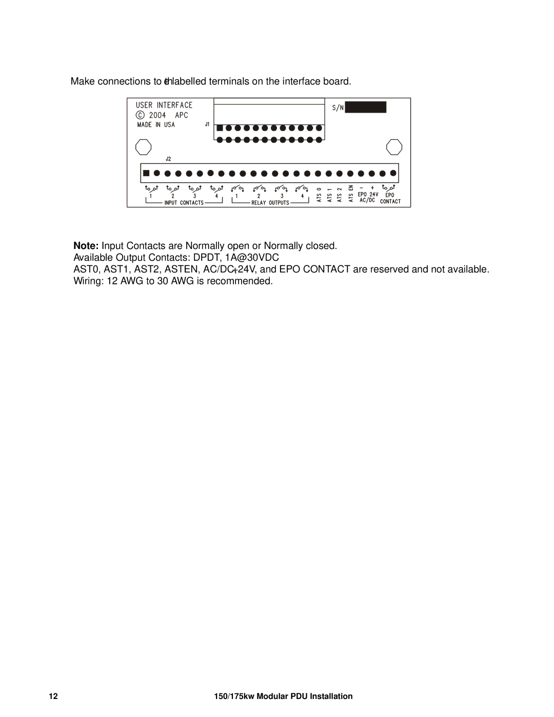 APC PDPM150L6F, PDPM150G6F, PDPM175G6H, 175kW manual 150/175kw Modular PDU Installation 