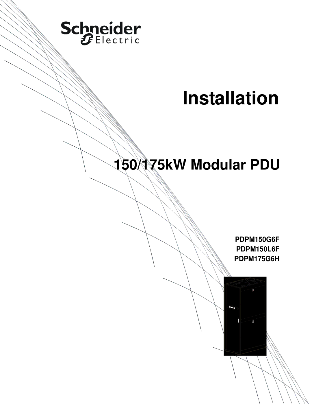 APC PDPM175G6H, PDPM150G6F, PDPM150L6F, 175kW manual 