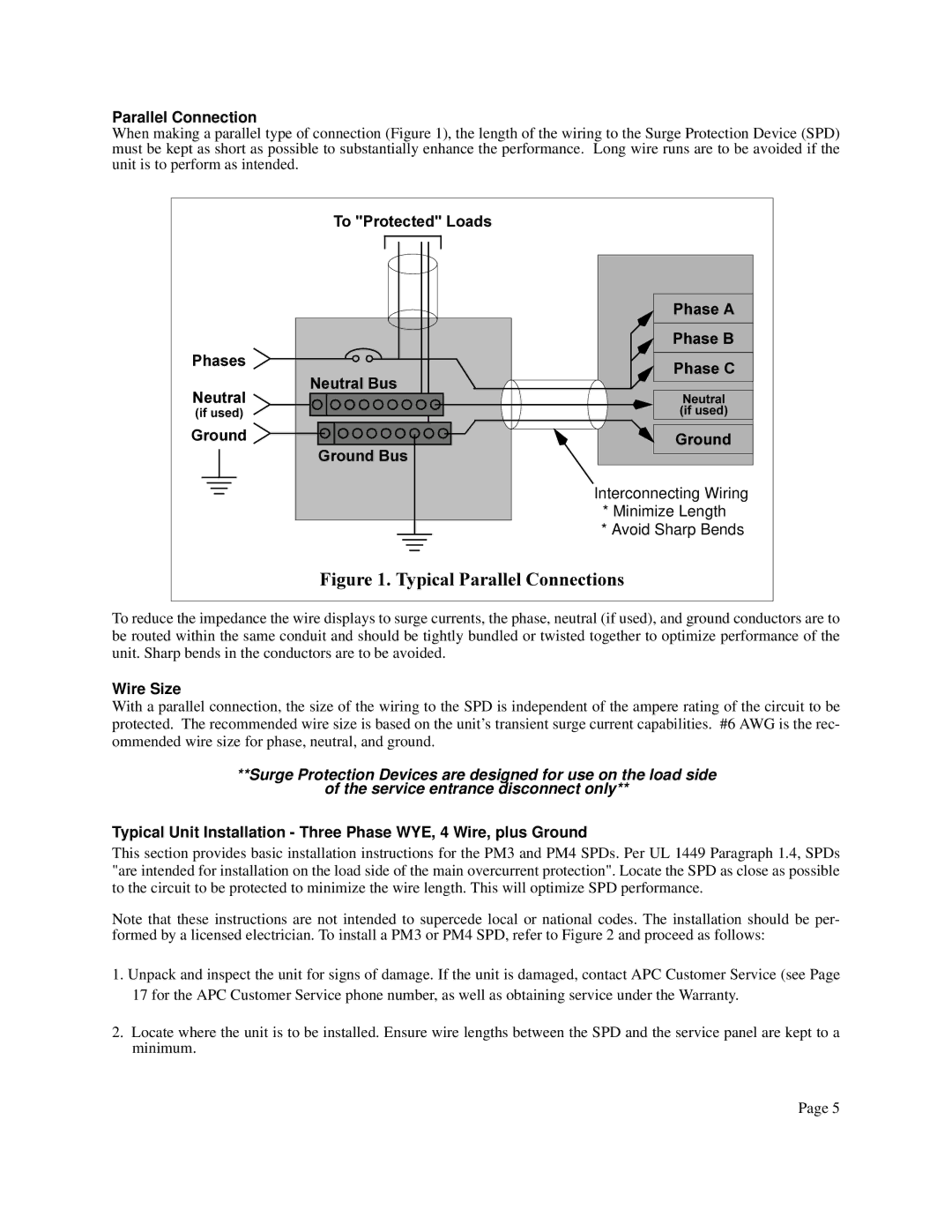 APC PM4 user manual 7R3URWHFWHG/RDGV 3KD, 1HXWUDO 1HXWUDO%XV LI Xvhg Urxqg URXQG%XV 