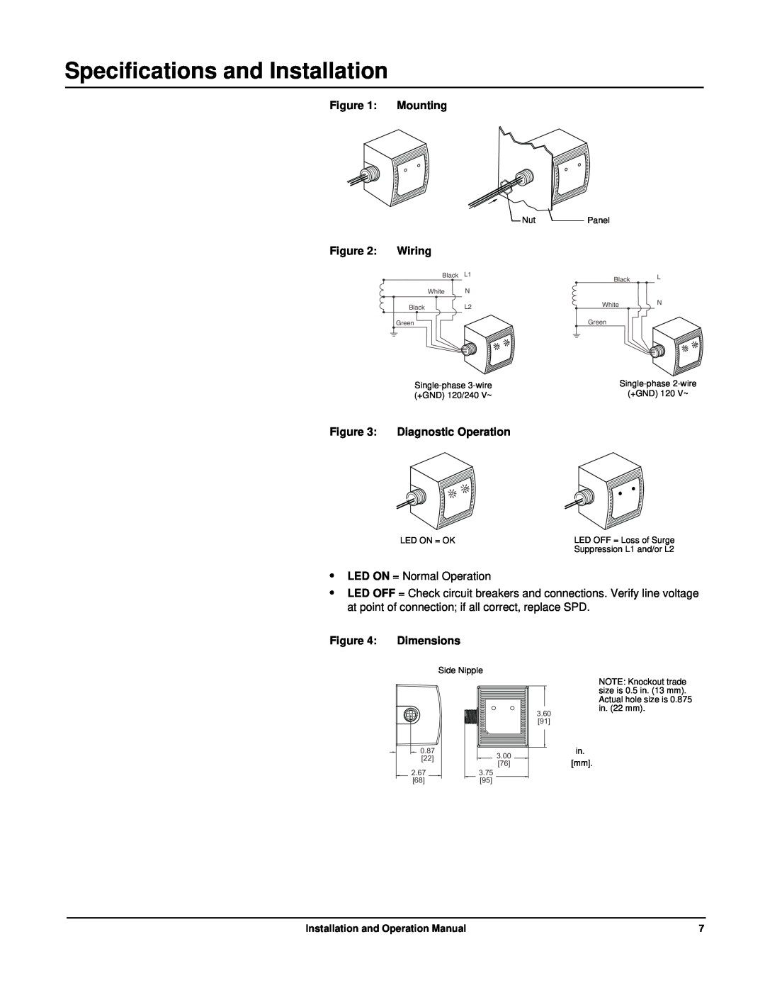APC PMP1XR-B operation manual Mounting, Wiring, Diagnostic Operation, Dimensions, Specifications and Installation 