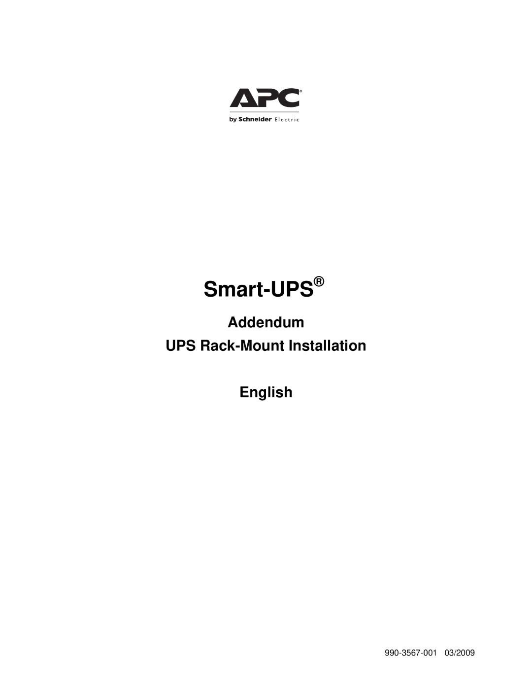 APC SUA1000RM2U, SUA1000RM1U, 208 V, 230 V, 120 V, 100 V manual Smart-UPS 