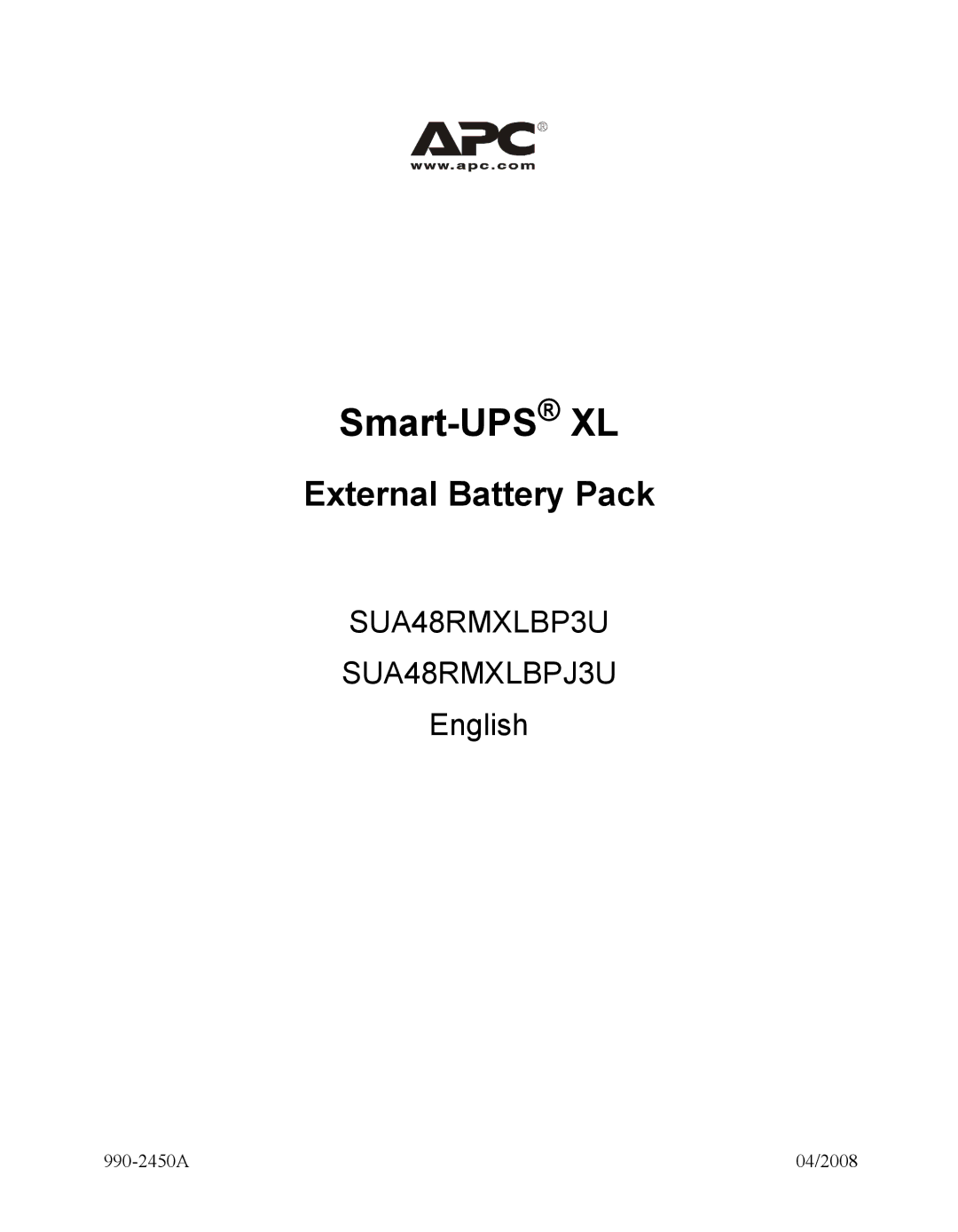 APC SUA48RMXLBP3U manual Smart-UPSXL 