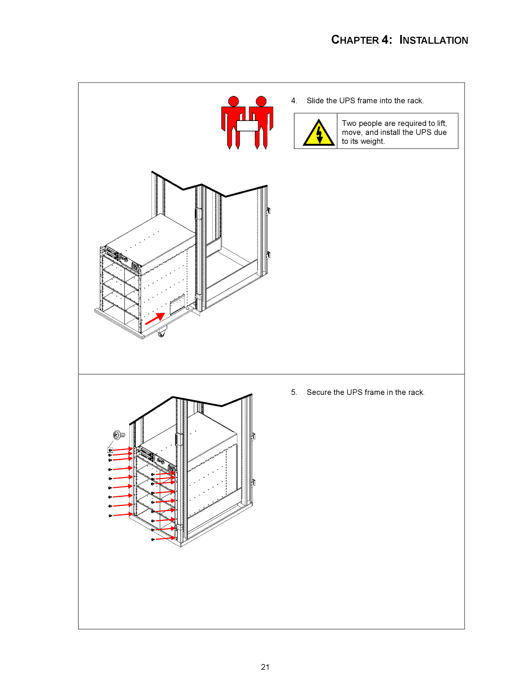 APC 412 kVA, SYBT3 installation manual Installation 