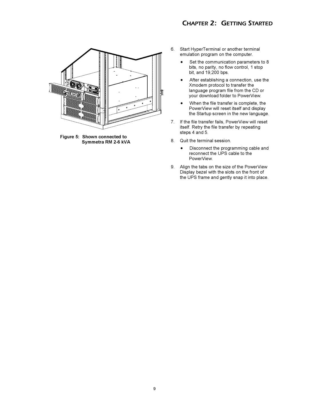 APC 412 kVA, SYBT3 installation manual Getting Started 