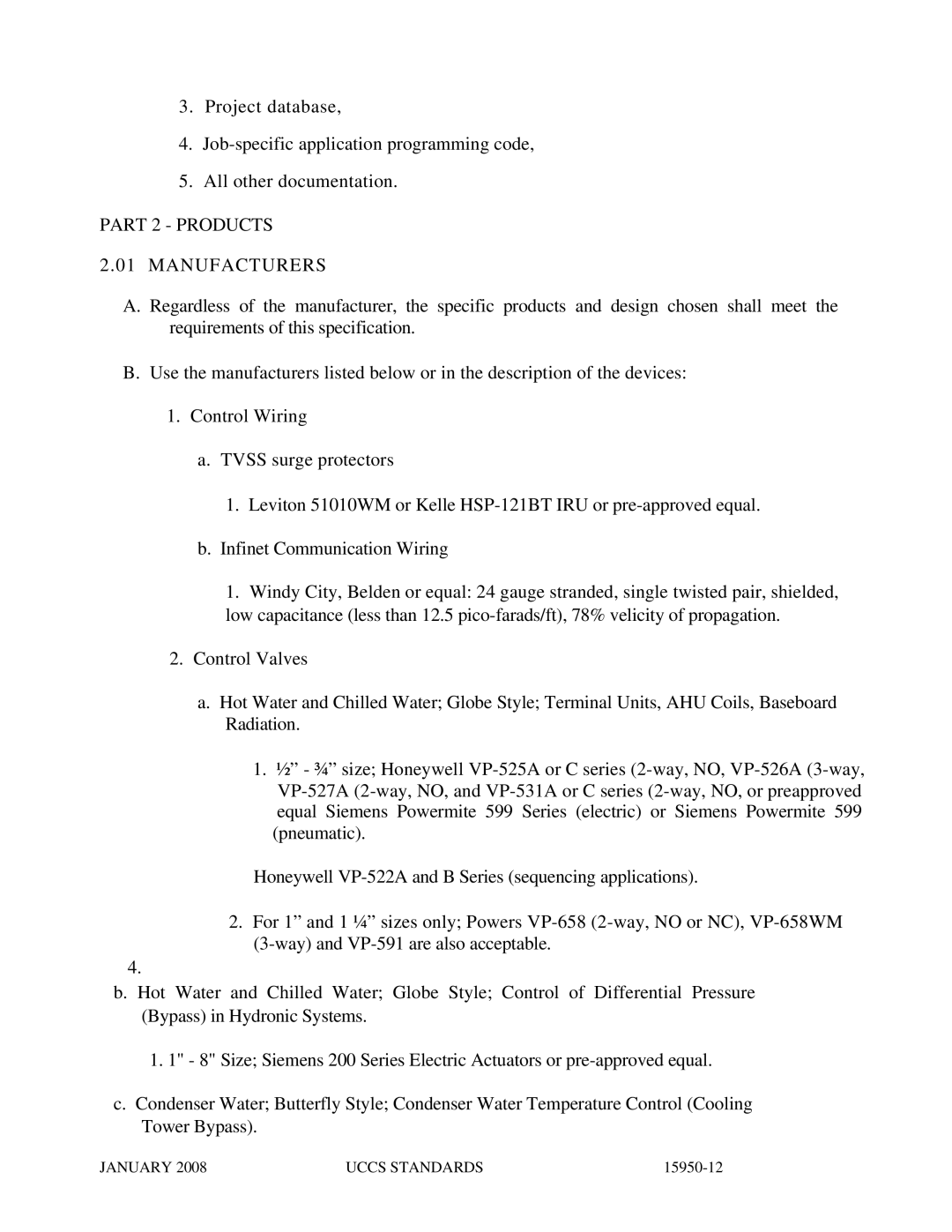 APC UCCS Temperature Control specifications Part 2 Products Manufacturers 