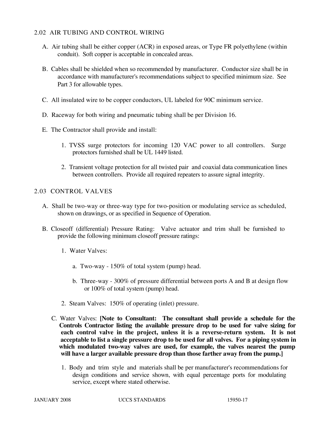 APC UCCS Temperature Control specifications AIR Tubing and Control Wiring, Control Valves 