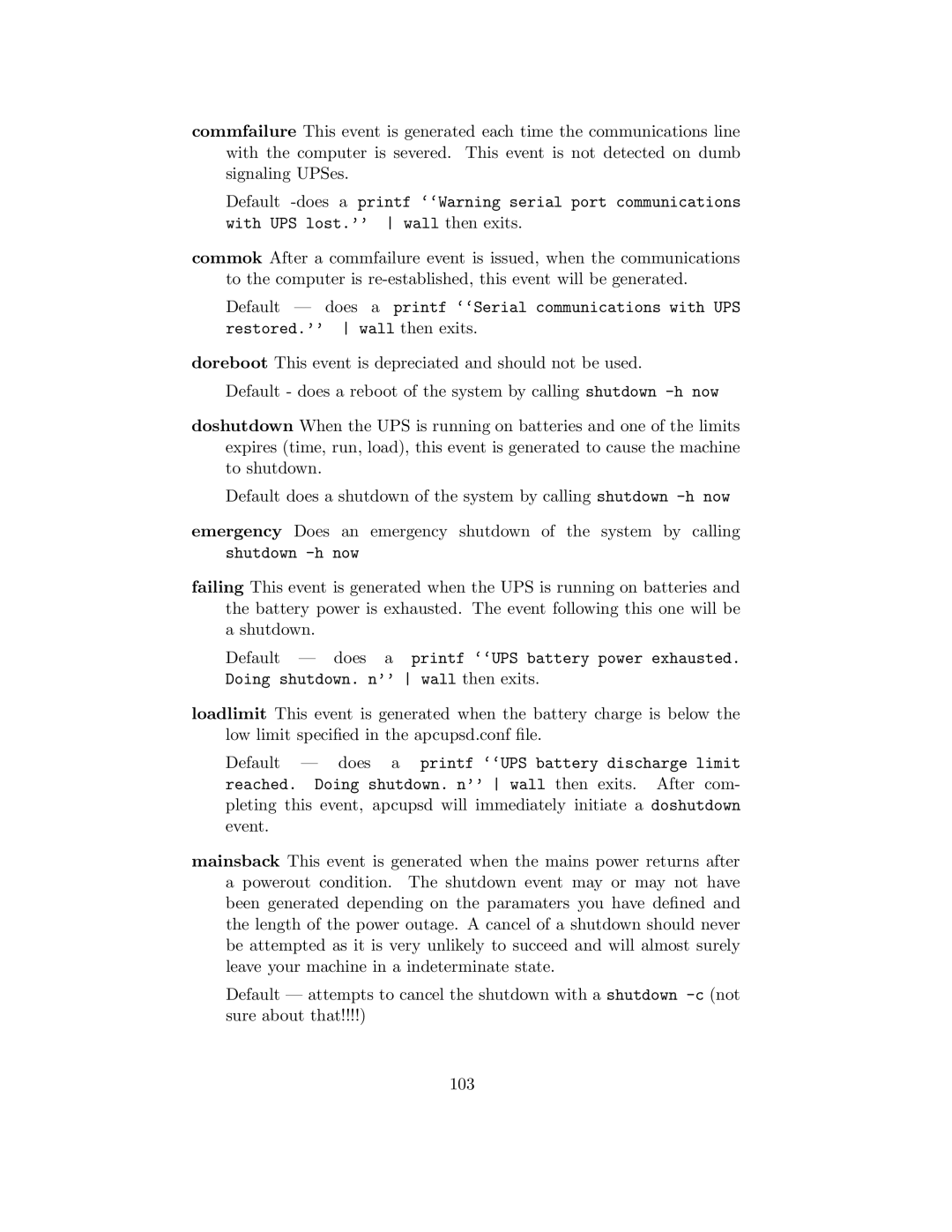 APC UPS control system manual 