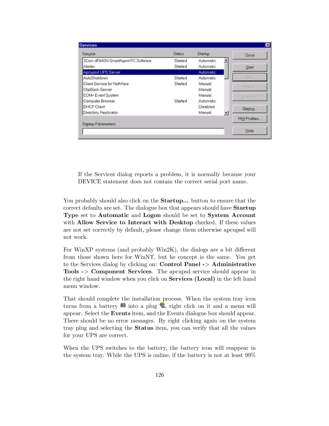 APC UPS control system manual 