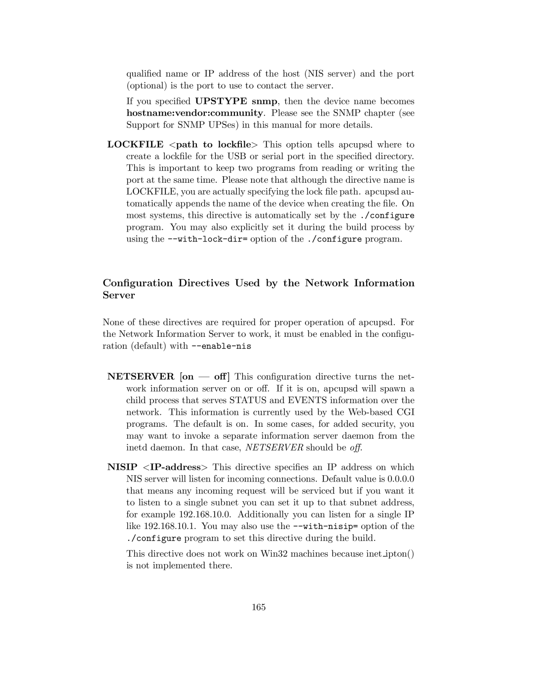 APC UPS control system manual 