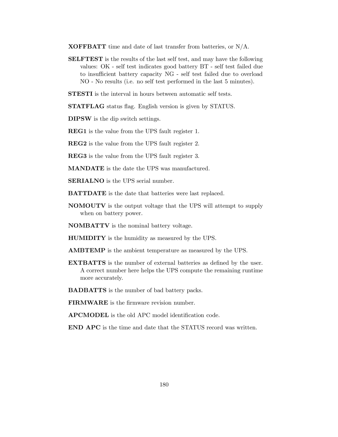 APC UPS control system manual 