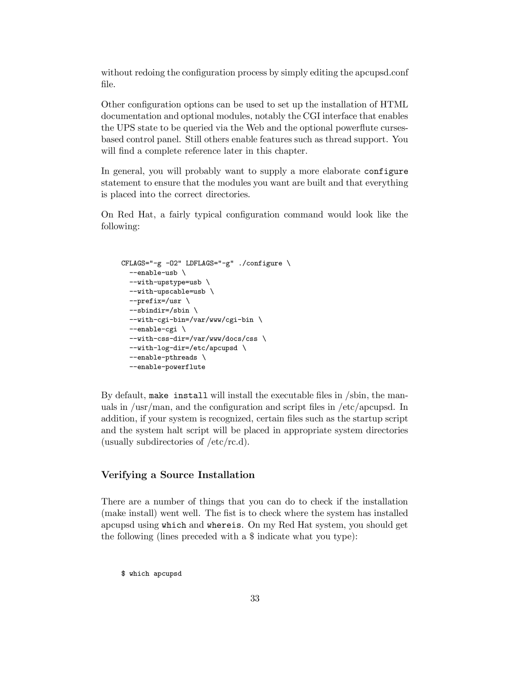 APC UPS control system manual Verifying a Source Installation 