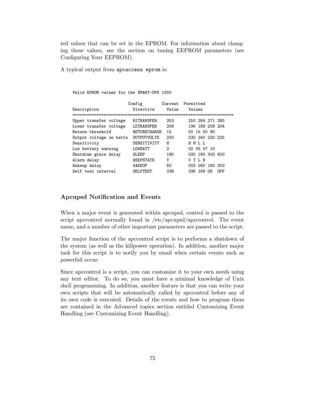 APC UPS control system manual Apcupsd Notiﬁcation and Events, Lotransfer 