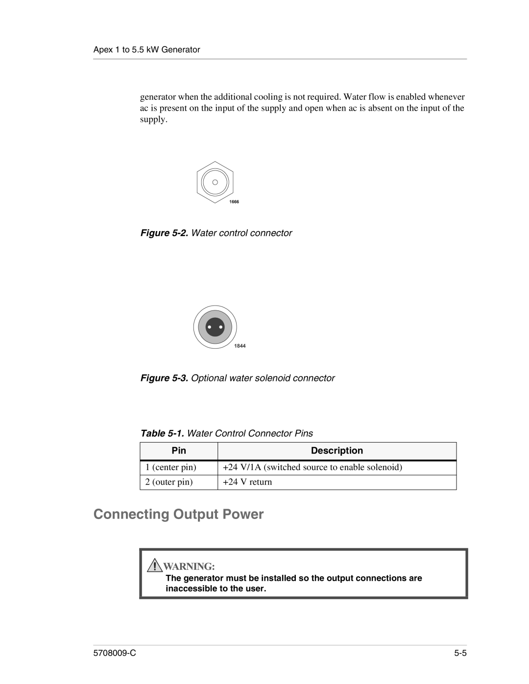 Apex Digital 5708009-C manual Connecting Output Power, Pin Description 