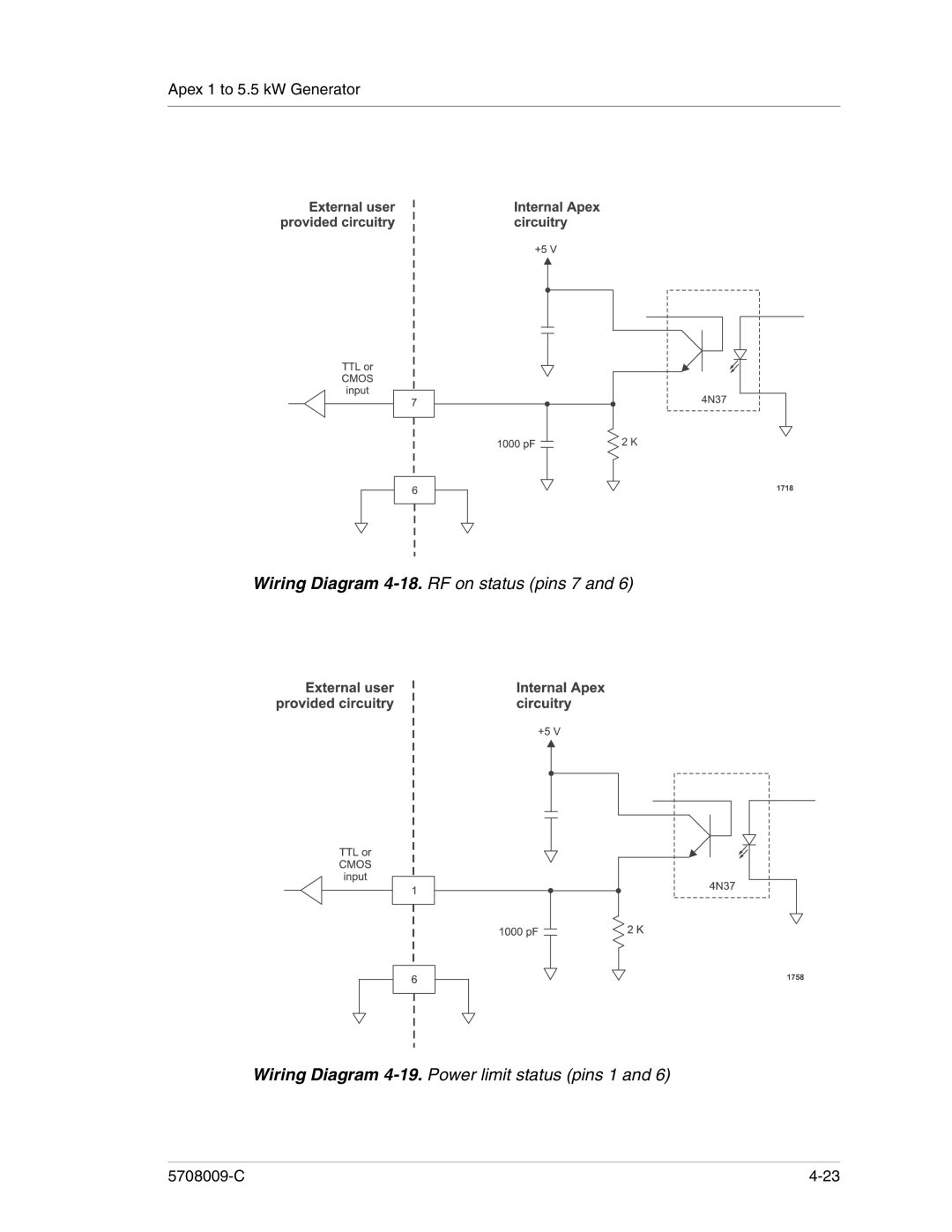 Apex Digital 5708009-C manual Apex 1 to 5.5 kW Generator 