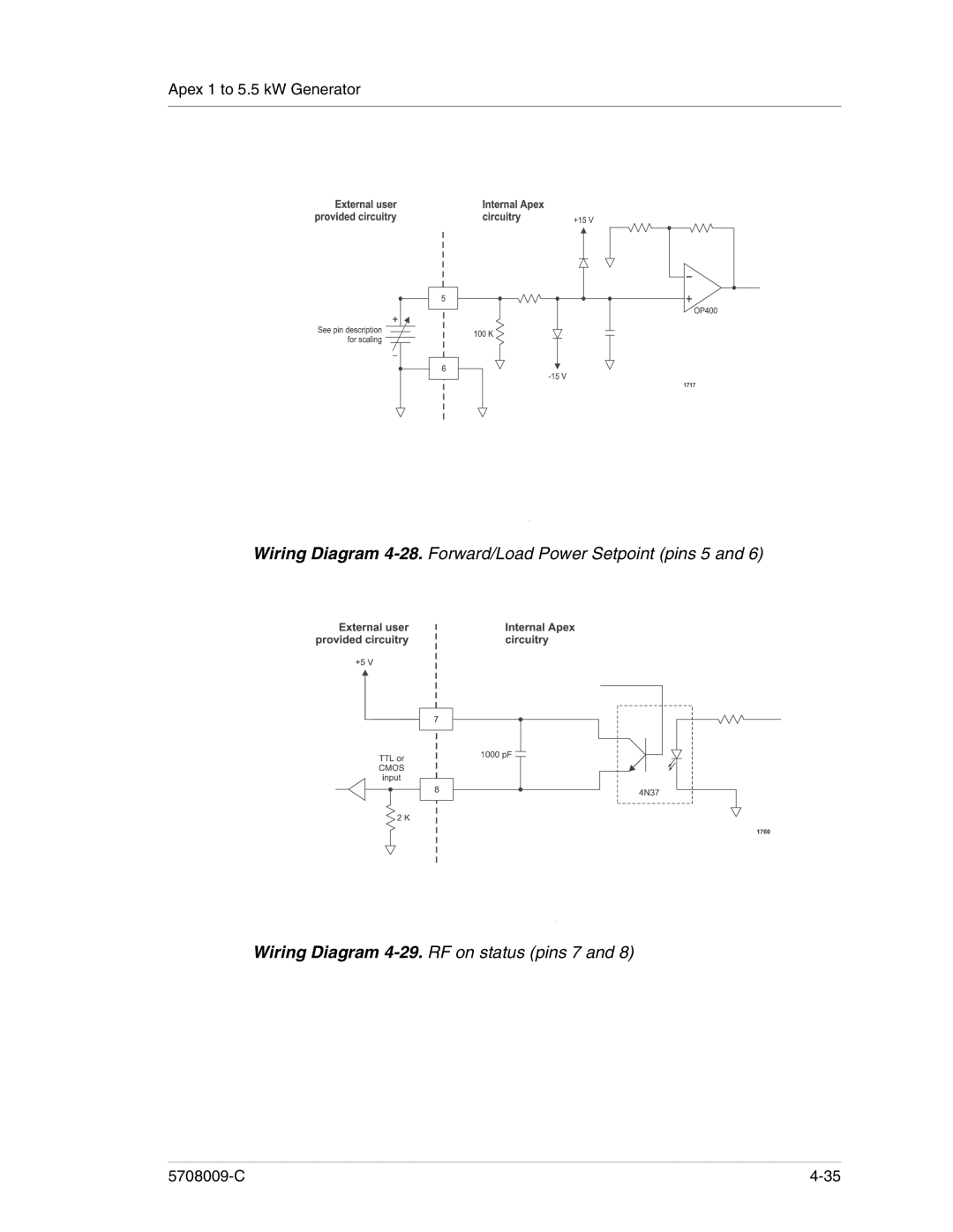 Apex Digital 5708009-C manual Apex 1 to 5.5 kW Generator 