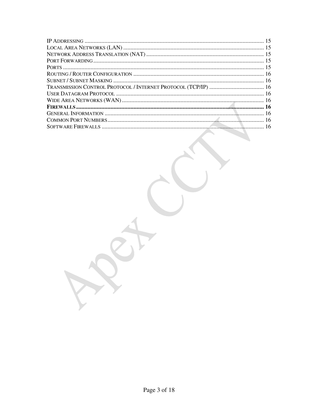 Apex Digital AP-16CO, AP-9060 manual Ransmission C Ontrol P Rotocol / I Nternet P Rotocol TCP/IP 